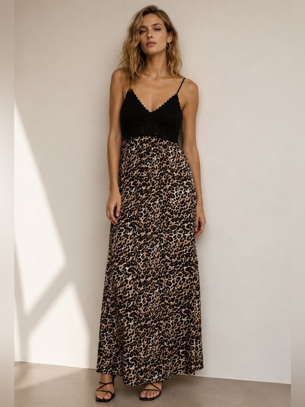 Fashion Nova Tamera Leopard Maxi Dress – Size XS